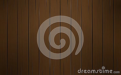 Wooden background with old wood texture planks, backdrop template for your design, banner, poster or greeting card Vector Illustration