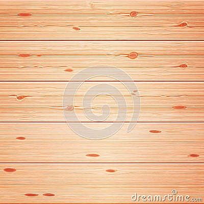 Wooden background panels. Light wood texture. Vector Illustration