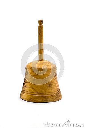 Wooden bell Stock Photo