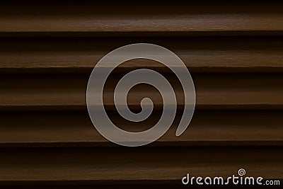 Wooden blinds Stock Photo