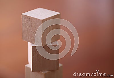 Wooden Blocks Stock Photo