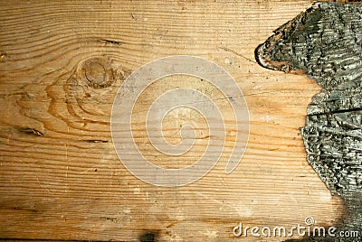 Wooden boards with peeling paint Stock Photo