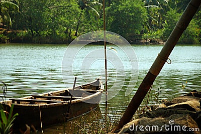 Wooden boat Stock Photo