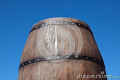 Wooden bucket Stock Photo