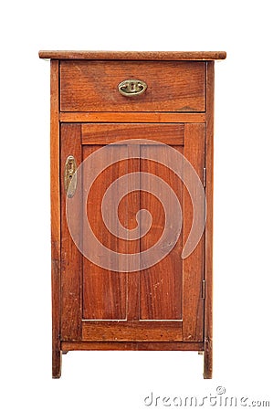 Wooden cabinet Stock Photo