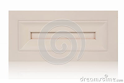 Wooden cabinet door Stock Photo