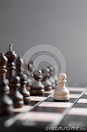 Wooden chess Stock Photo