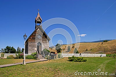 Wooden Church Stock Photo