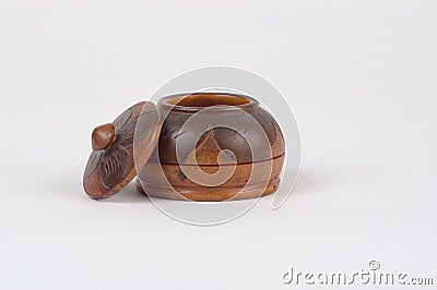 Wooden container Stock Photo