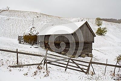Wooden cottage Stock Photo