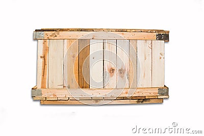 Wooden crate Stock Photo