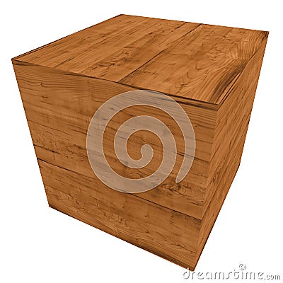 Wooden crate Stock Photo