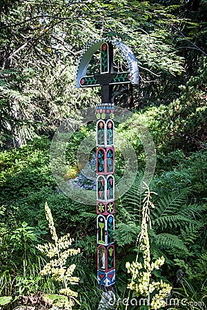 Wooden cross Stock Photo