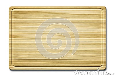 Wooden cutting board Stock Photo