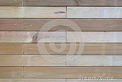 Wooden dies screwed. Stock Photo