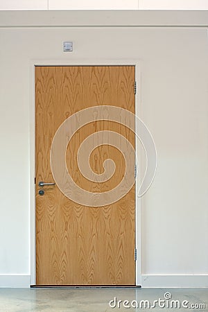 Wooden Door Stock Photo