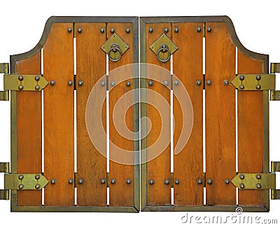 Wooden door Stock Photo