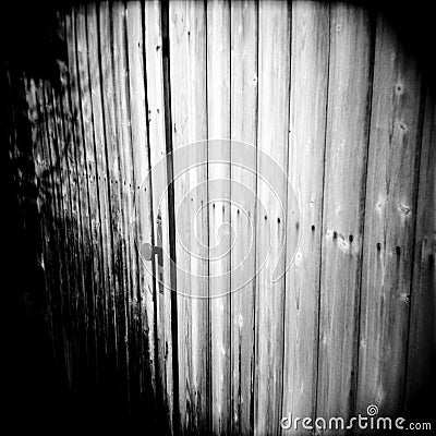 Wooden door (lomo) Stock Photo