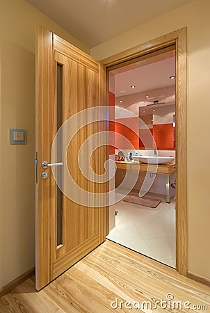 Wooden doors Stock Photo