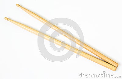 Wooden drum sticks Stock Photo