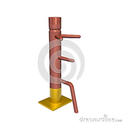 Wooden dummy Stock Photo