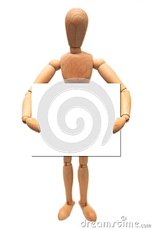 Wooden Dummy Stock Photo