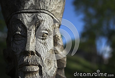 Wooden figure Stock Photo