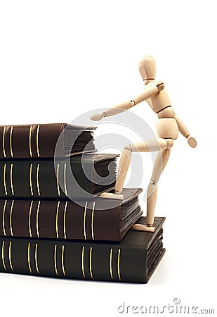 Wooden figurine Stock Photo