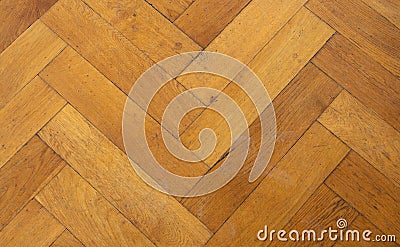 Wooden floor background - herringbone parquet background Stock Photo