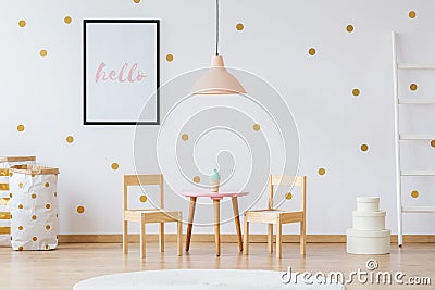 Simple child`s room Stock Photo