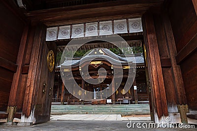 Sakurayama Hachimangu Shrine in Takayama Stock Photo