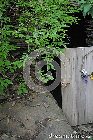 Wooden Gate Stock Photo