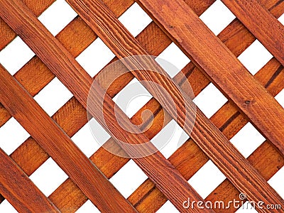 Wooden Grid Stock Photo