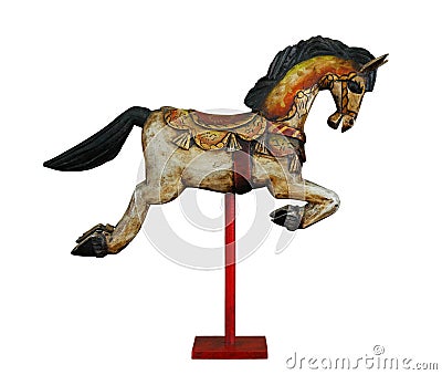 Wooden Horse Stock Photo