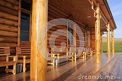 Wooden house Stock Photo