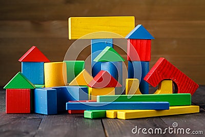 Wooden house (Housing Loan Concept) Stock Photo