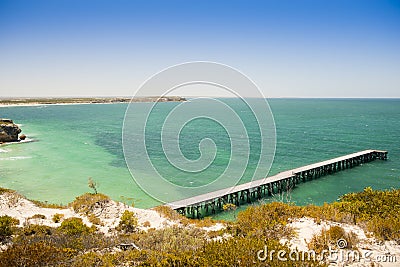 Wooden Jetty Stock Photo