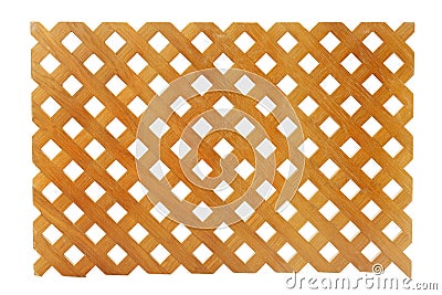 Wooden lattice Stock Photo