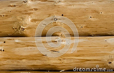 Wooden logs background Stock Photo