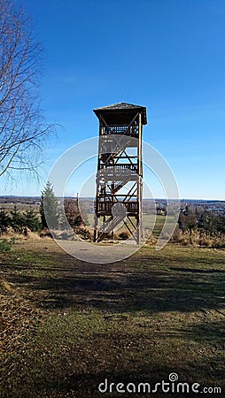 View from lookout svakov Stock Photo