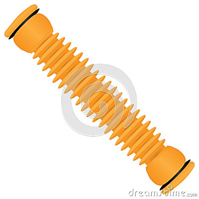 Wooden massager for feet Vector Illustration