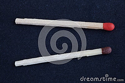 A wooden matches Stock Photo