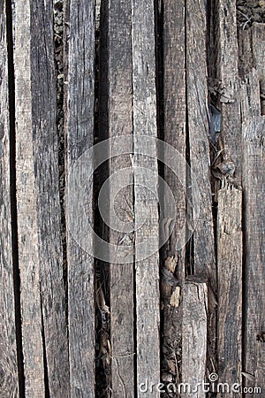 Wooden natural brown background with scars and patterns. Wooden slats. Burned Tree Stock Photo