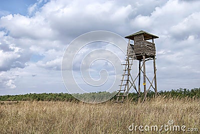 Wooden observation tower 2 Stock Photo