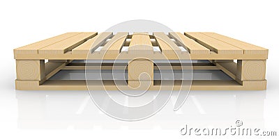 Wooden pallet Stock Photo