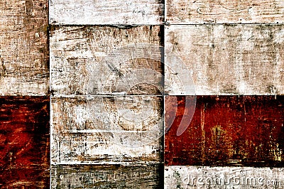 Wooden panels Stock Photo