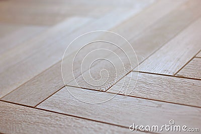 Wooden parquet floor Stock Photo