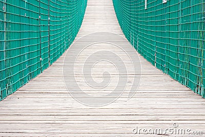 Wooden path Stock Photo