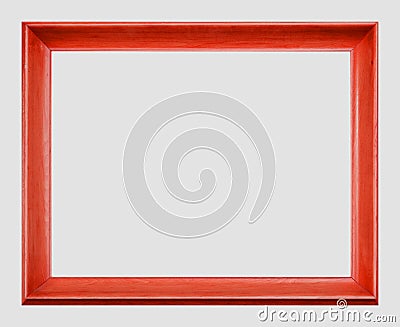 Wooden Picture Frame Stock Photo