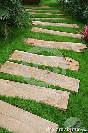 Wooden Plank Path Stock Image - Image: 2394431